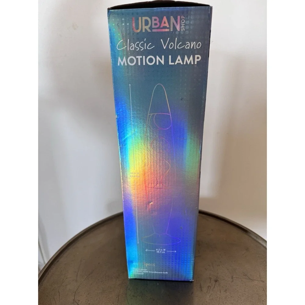 Urban Shop New Lava Lamp In Box Nib Motion Color Teens Kids Decor - Picture 2 of 6